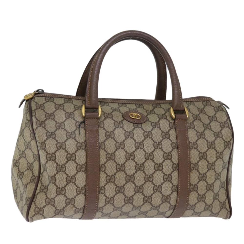 GUCCI GG Supreme Boston Bag PVC Authentic